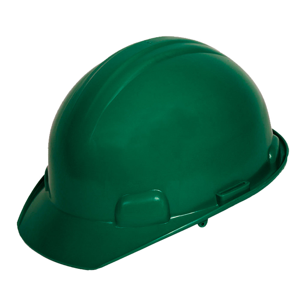 CASCO TIPO CACHUCHA DIELECTRICO ECOFRIENDLY VERDE SUSPENSION 4 PUNTOS TEXTIL, TIPO 1 CLAS E.