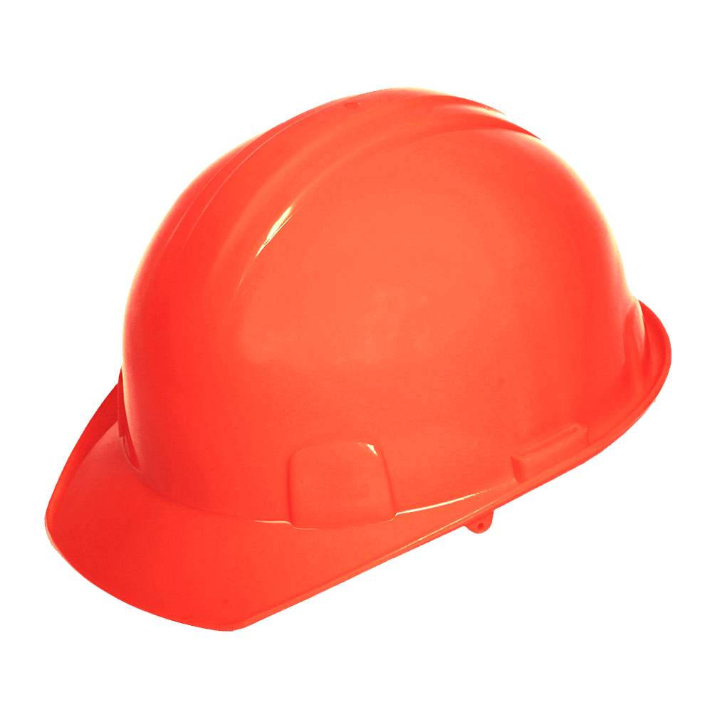 CASCO TIPO CACHUCHA DIELECTRICO ECOFRIENDLY ANARANJADO ALTA VISIBILIDAD SUSPENSION 6 PUNTOS TEXTIL, TIPO 1 CLAS E.