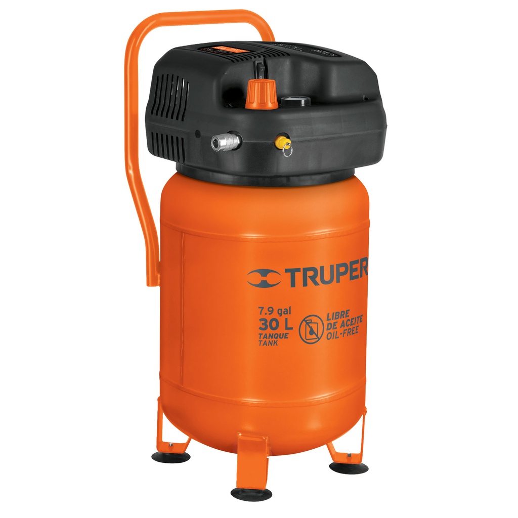 Compresor libre de aceite compacto 30L, 3HP 127V Truper