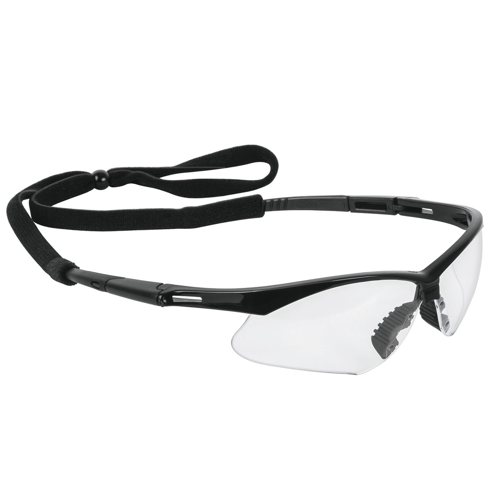 Lentes seguridad claros antiempaño c/cordon ajustable, Sport