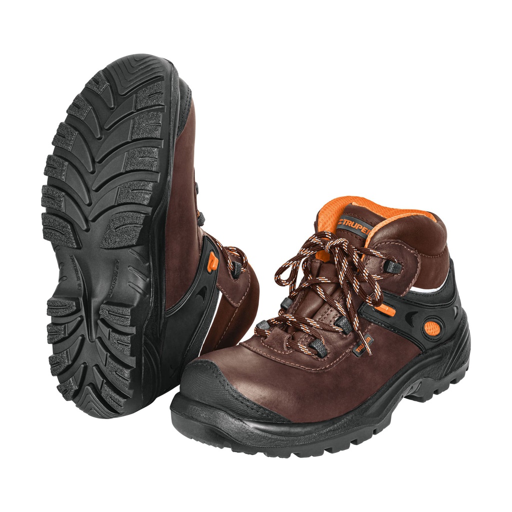Bota de seguridad cafe, #25 dielectrica antifatiga, Truper