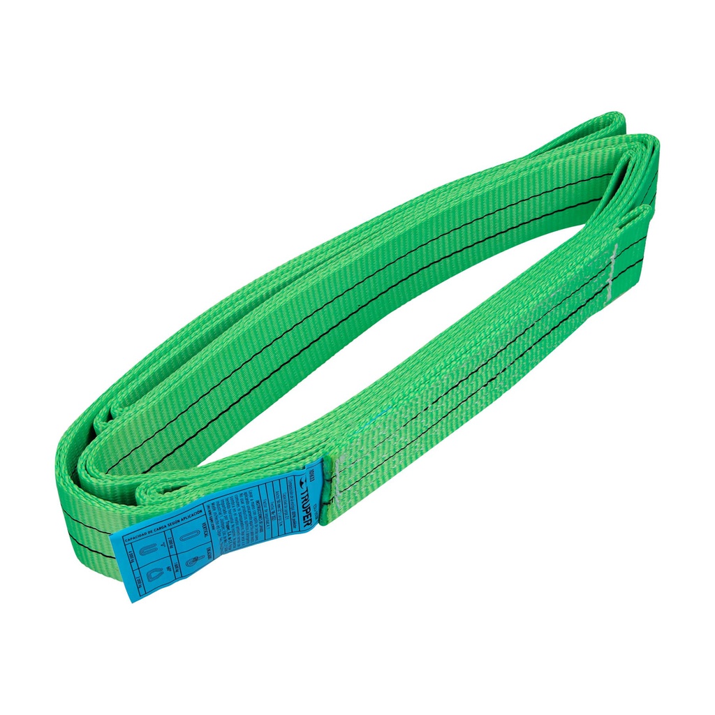 Eslinga de poliester redonda sin fin, 2 T x 3 m, Truper