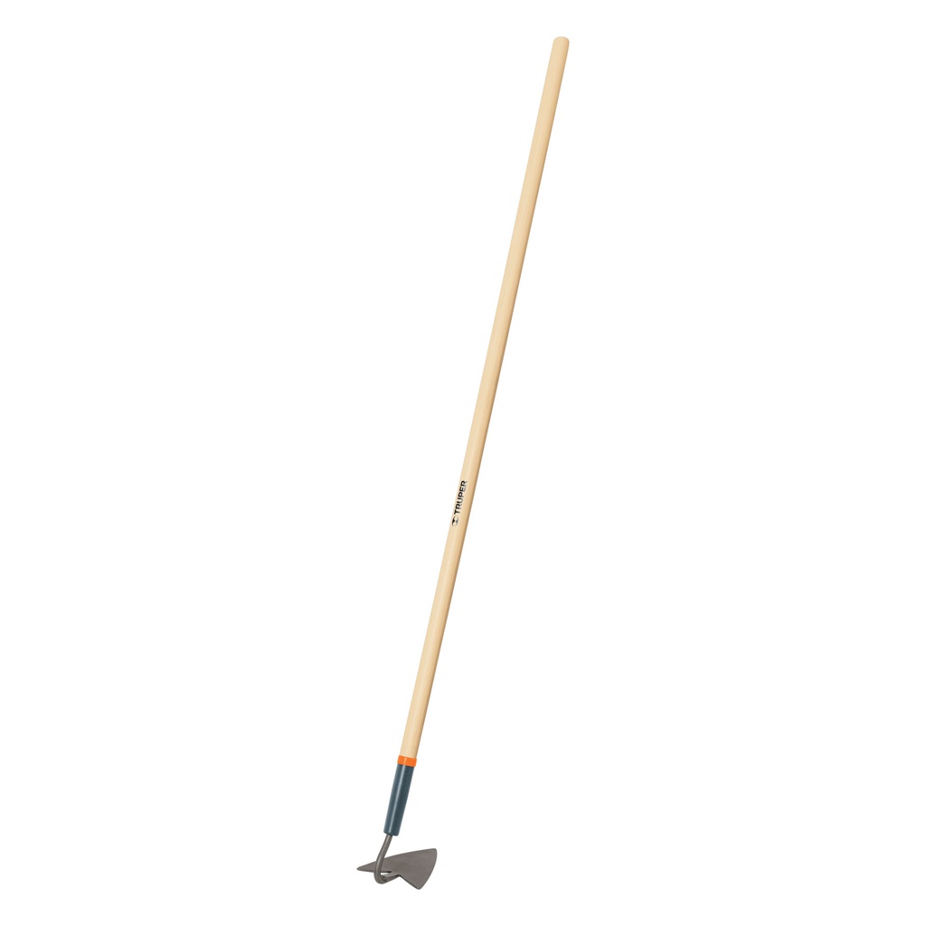 Azadon triangular jardinero con mango de madera 54', Truper