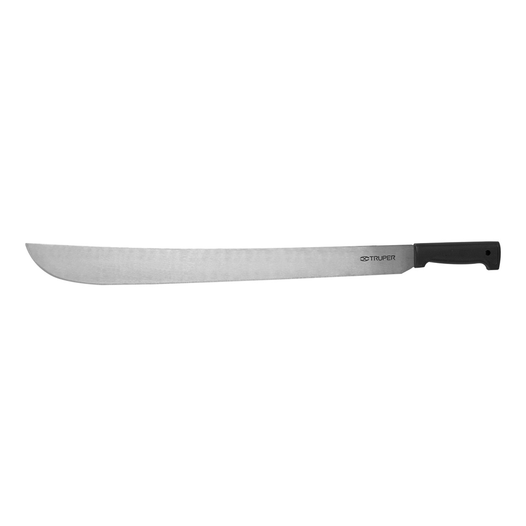Machete estandar 24' cacha negra inyectada, Truper