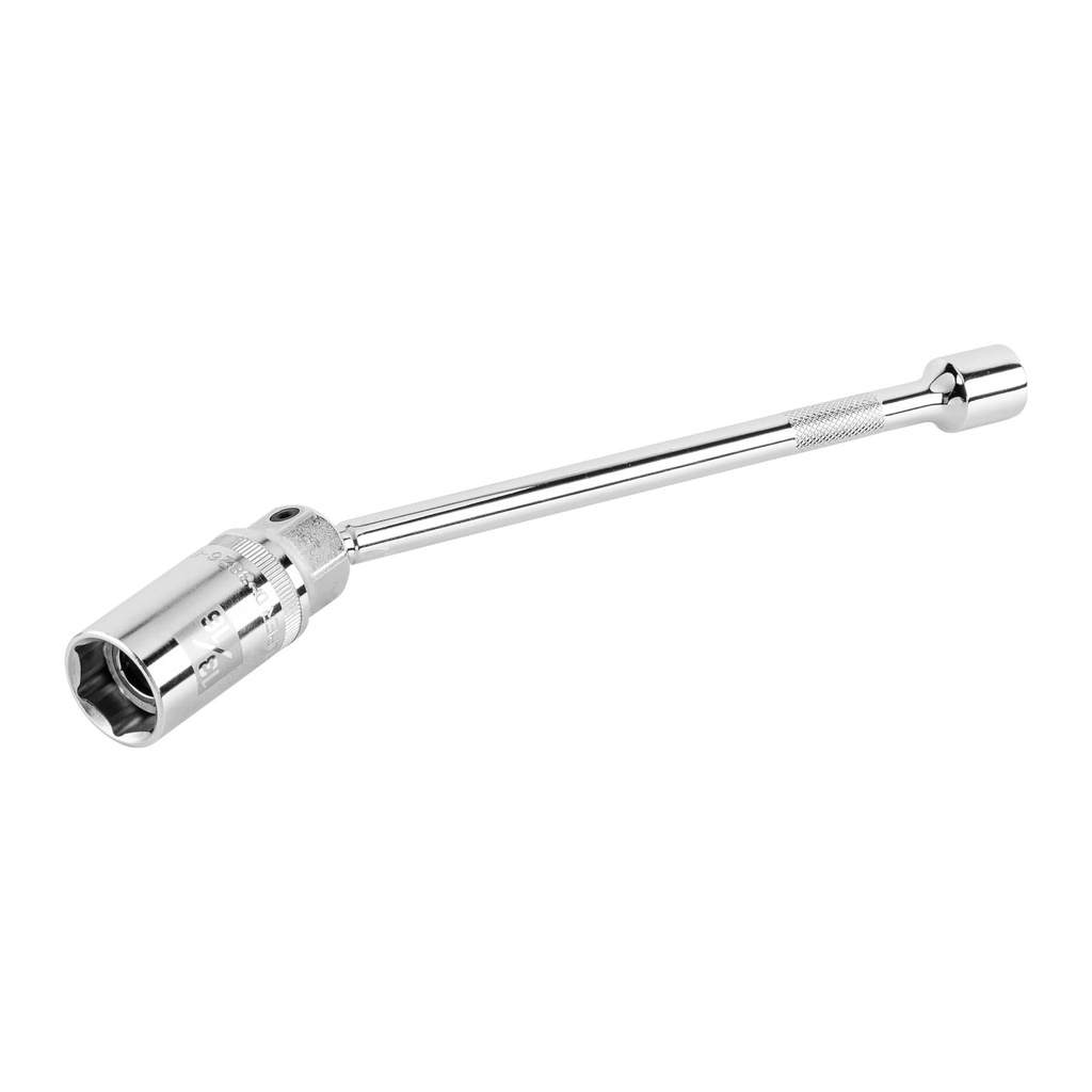 Dado p/bujias cuadro 3/8' articulado 13/16', extension 10'