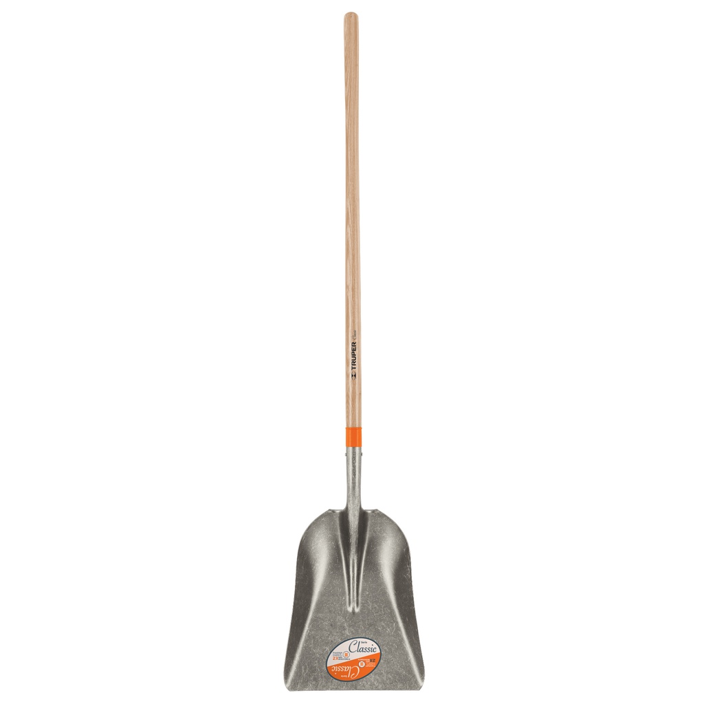 Pala carbonera Classic, mango largo 49', Truper