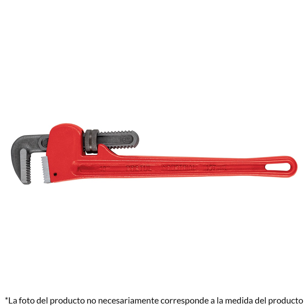Llave stilson 24' cuerpo de hierro maleable, Pretul