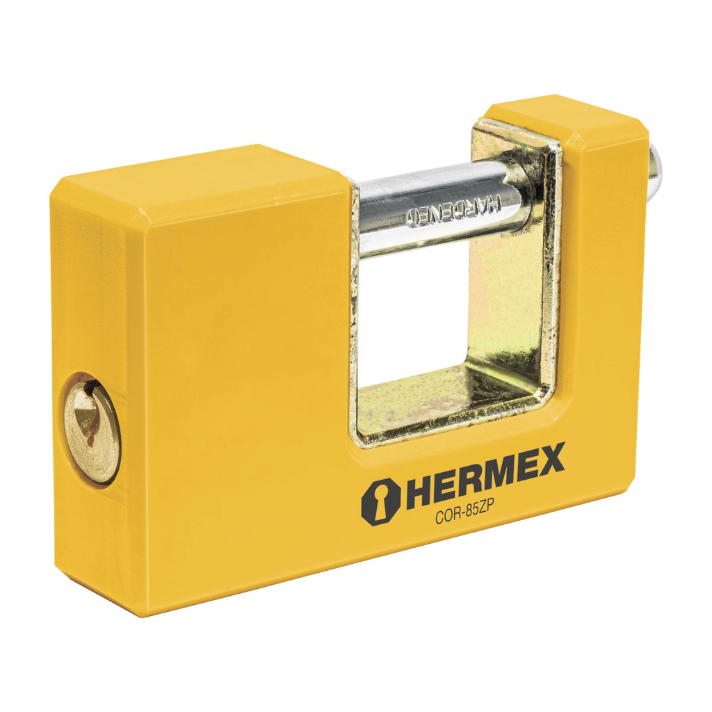 Candado antipalanca 85 mm cuerpo metalico, Hermex Basic