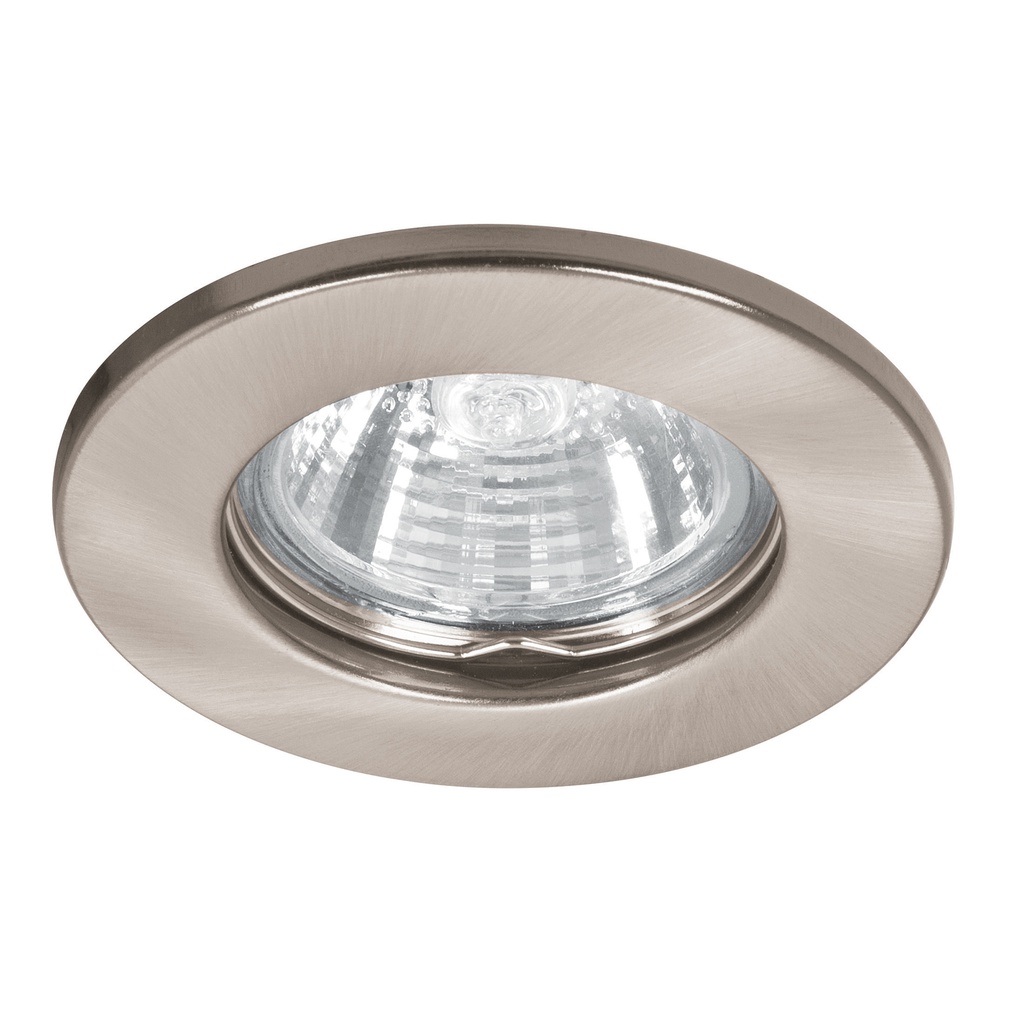 Luminario redondo satin spot fijo, lampara no incluida