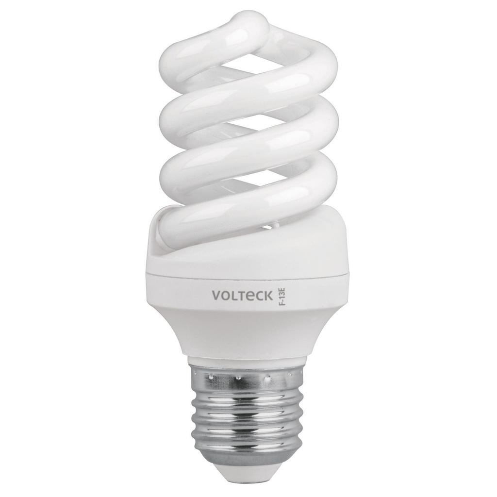 Lampara espiral T3 13 W luz de dia en blister, Volteck
