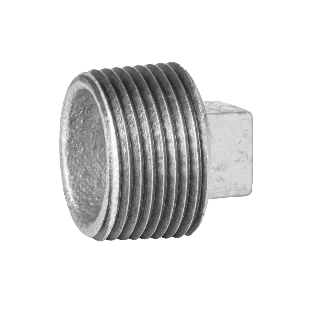 Tapon macho 3/4' de acero galvanizado, Foset