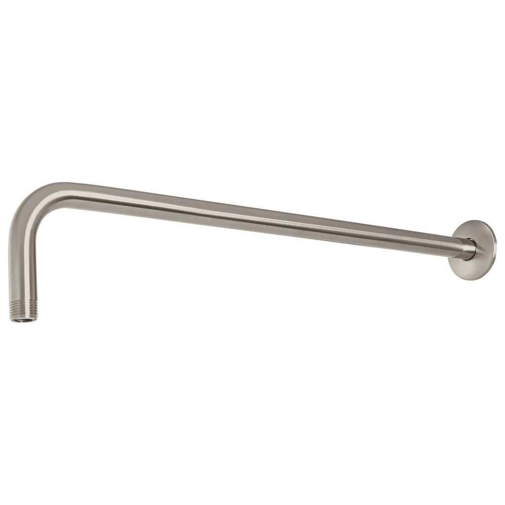 Brazo recto 50 cm con chapeton para regadera, satin, Foset