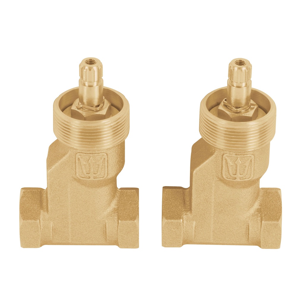 Juego llaves empotrar roscables, compresion, s/maneral,Foset