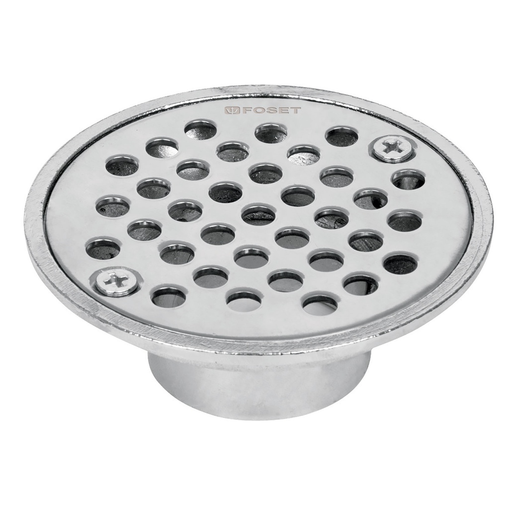 Resumidero de zinc, redondo, modelo 'A', 3-1/2', Basic