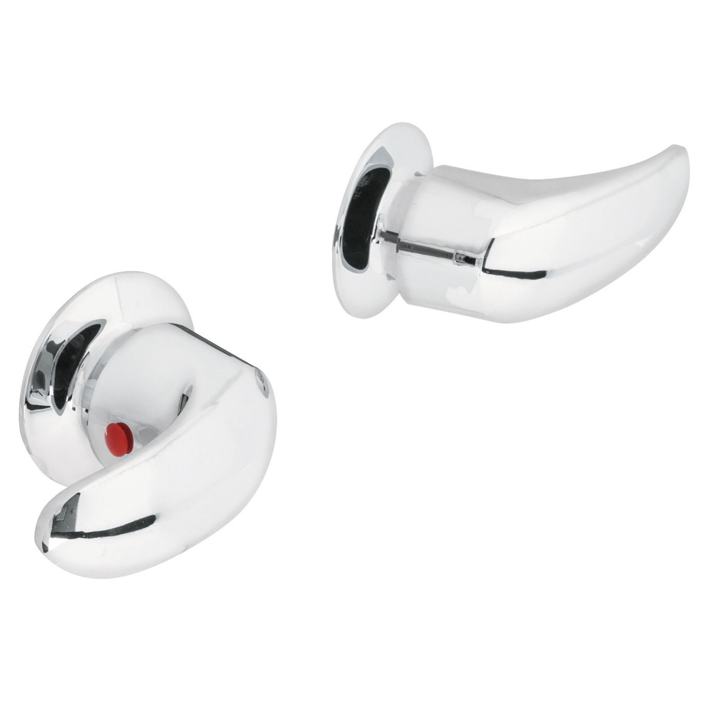 Juego de manerales de palanca para regadera, cromo, Aqua