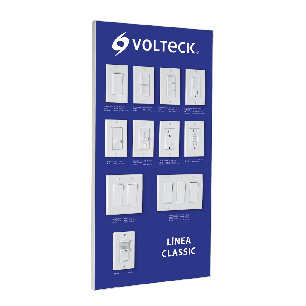 Exhibidor linea clasica, Volteck
