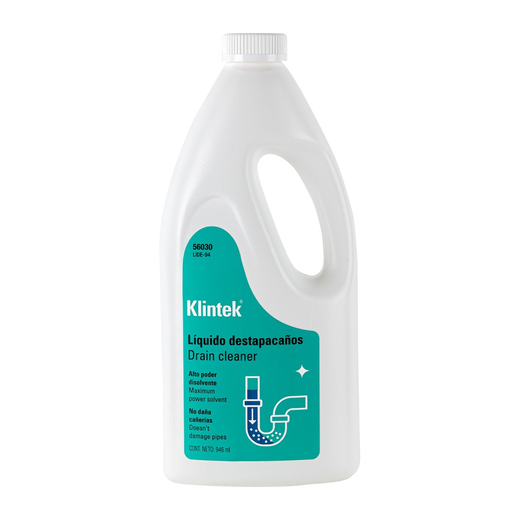Liquido destapacaños de 946 ml, Klintek