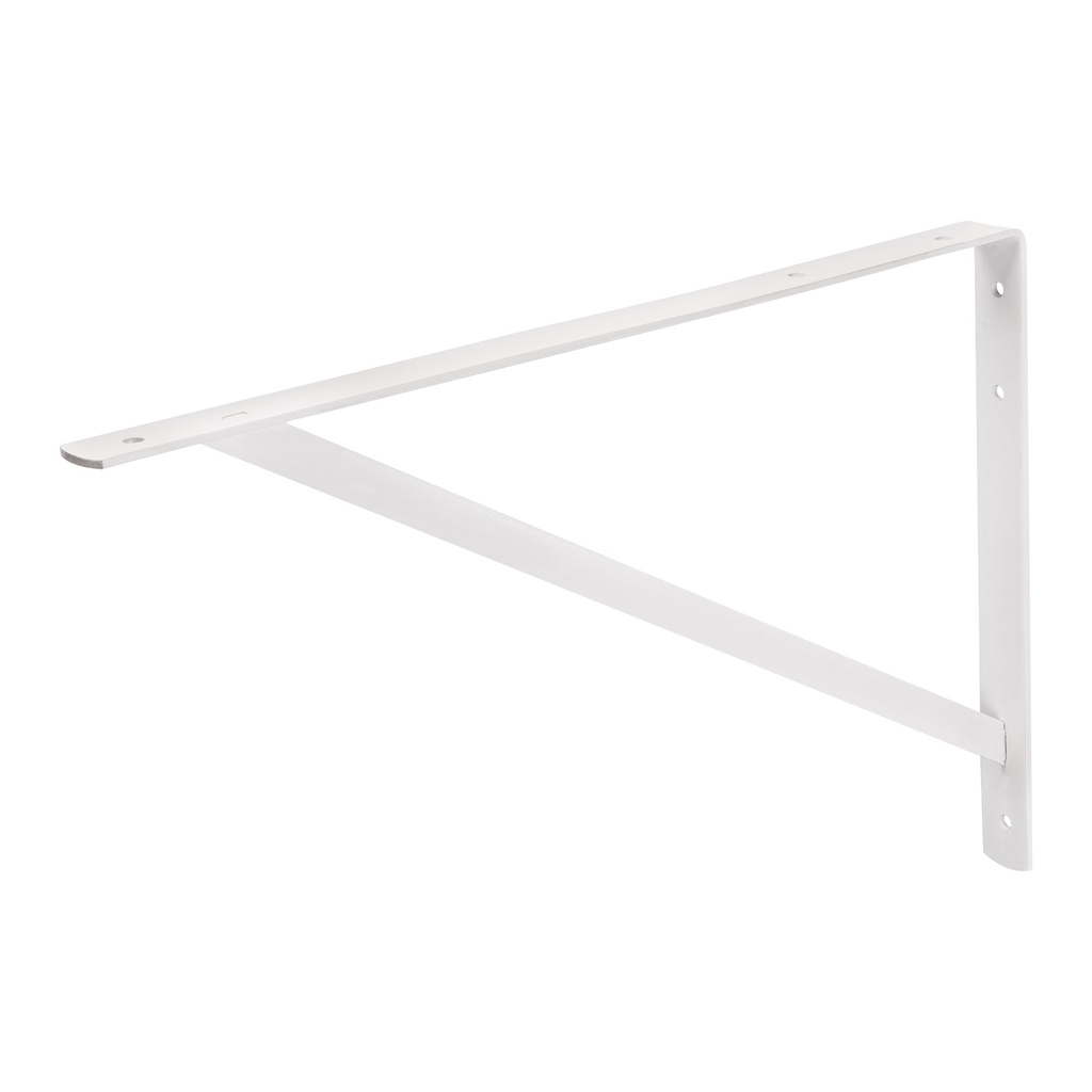 Mensula de acero reforzada blanca 13 x 20', Fiero