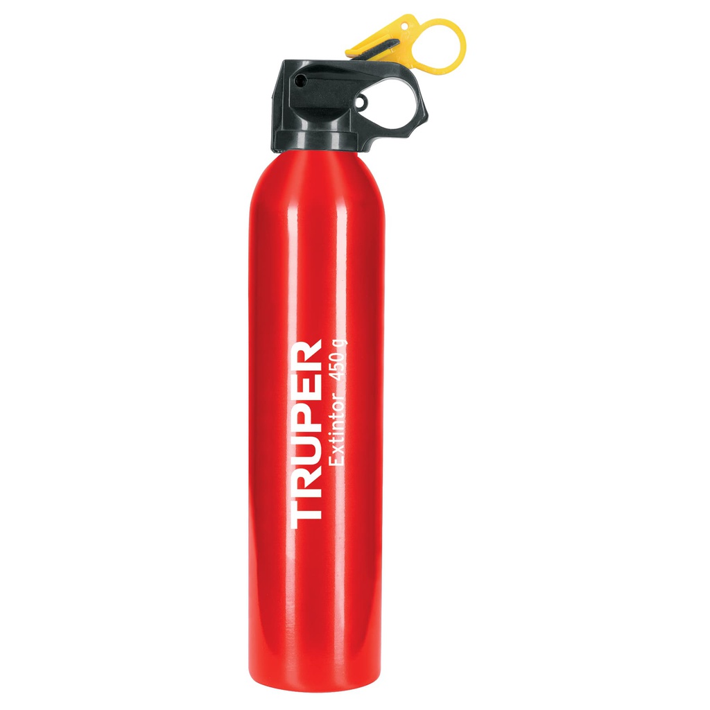 Extintor portatil desechable 450 g, polvo tipo ABC, Truper