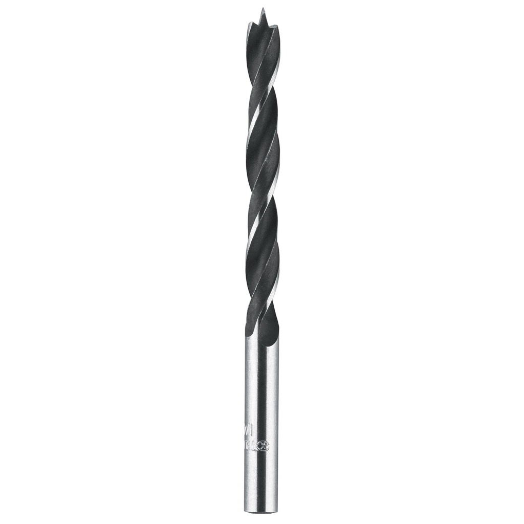 Broca con punta centradora para madera 1/4', Truper