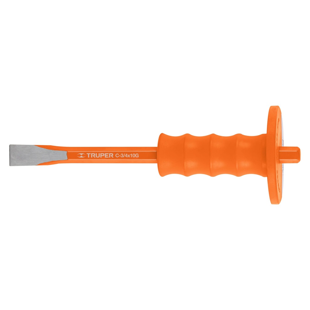 Cincel de corte frio 3/4 x 10' con grip, Truper