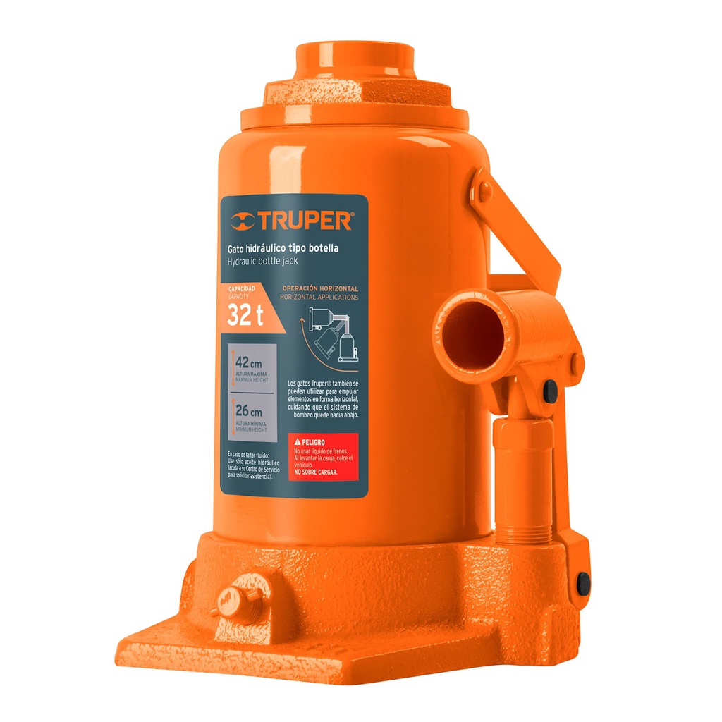 Gato hidraulico de botella de 32 Ton, Truper