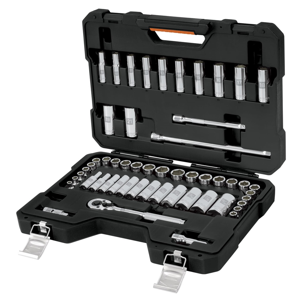 Juego de 53 herramientas cuadro 3/8' mm para mecanico