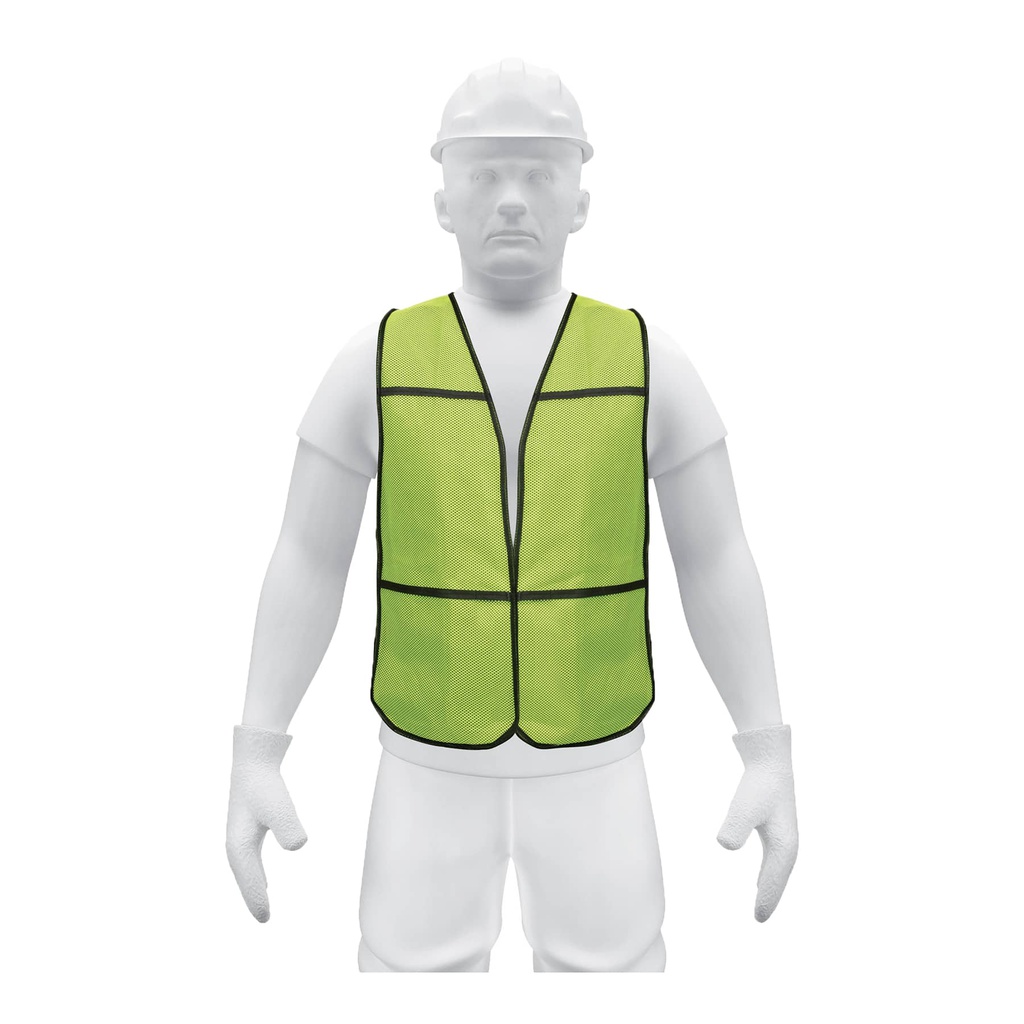 Chaleco de seguridad, uso de dia, verde, Pretul