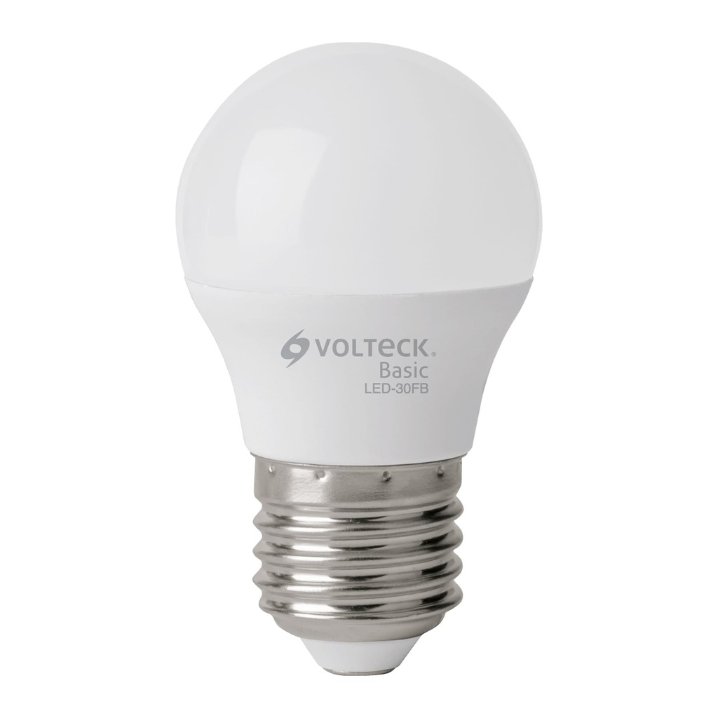 Lampara LED G45 3 W (equiv. 25 W), luz de dia, caja, Basic