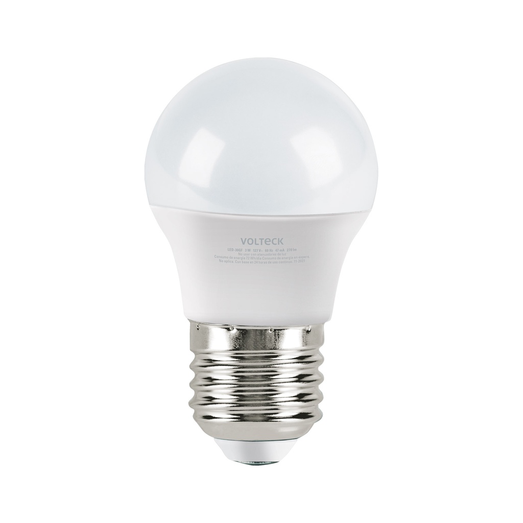 Lampara LED A19 8 W (equiv. 60 W), luz calida, caja, Basic