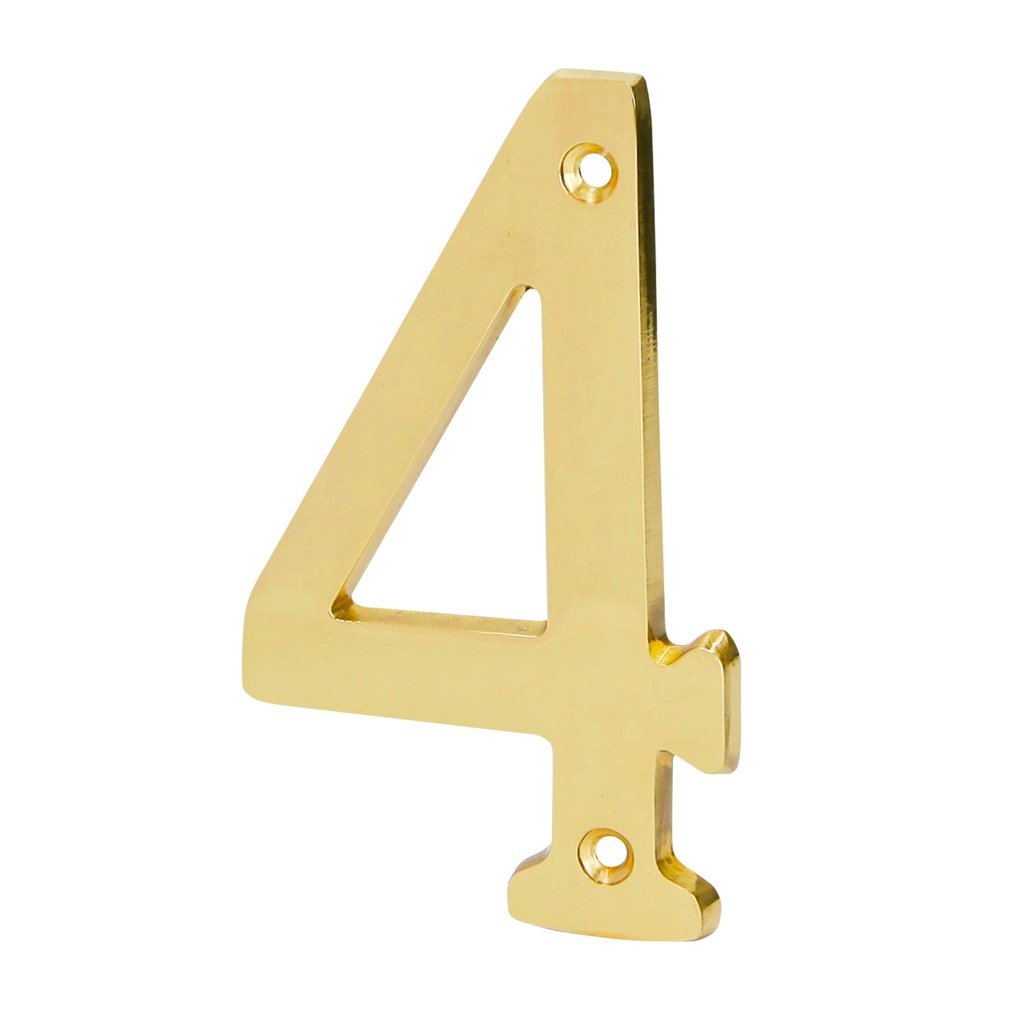 Numero 4 de laton solido 4', Hermex