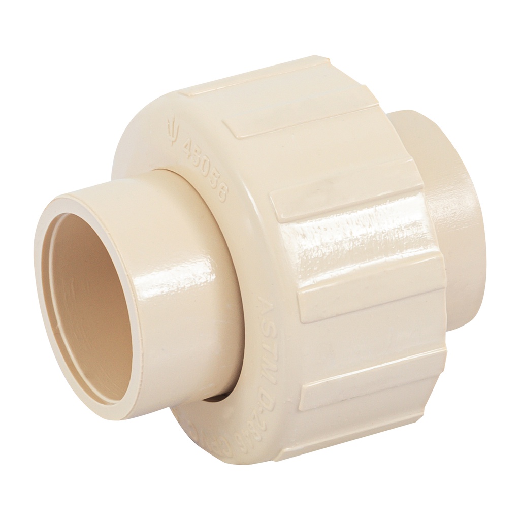 Tuerca union lisa de CPVC 3/4', Foset