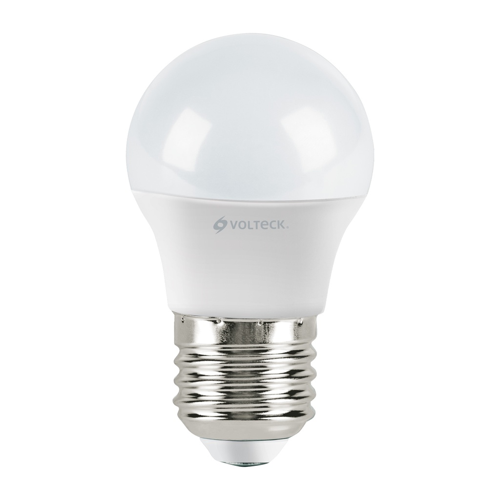 Lampara LED G45 3 W (equiv. 25 W) luz calida blister Volteck