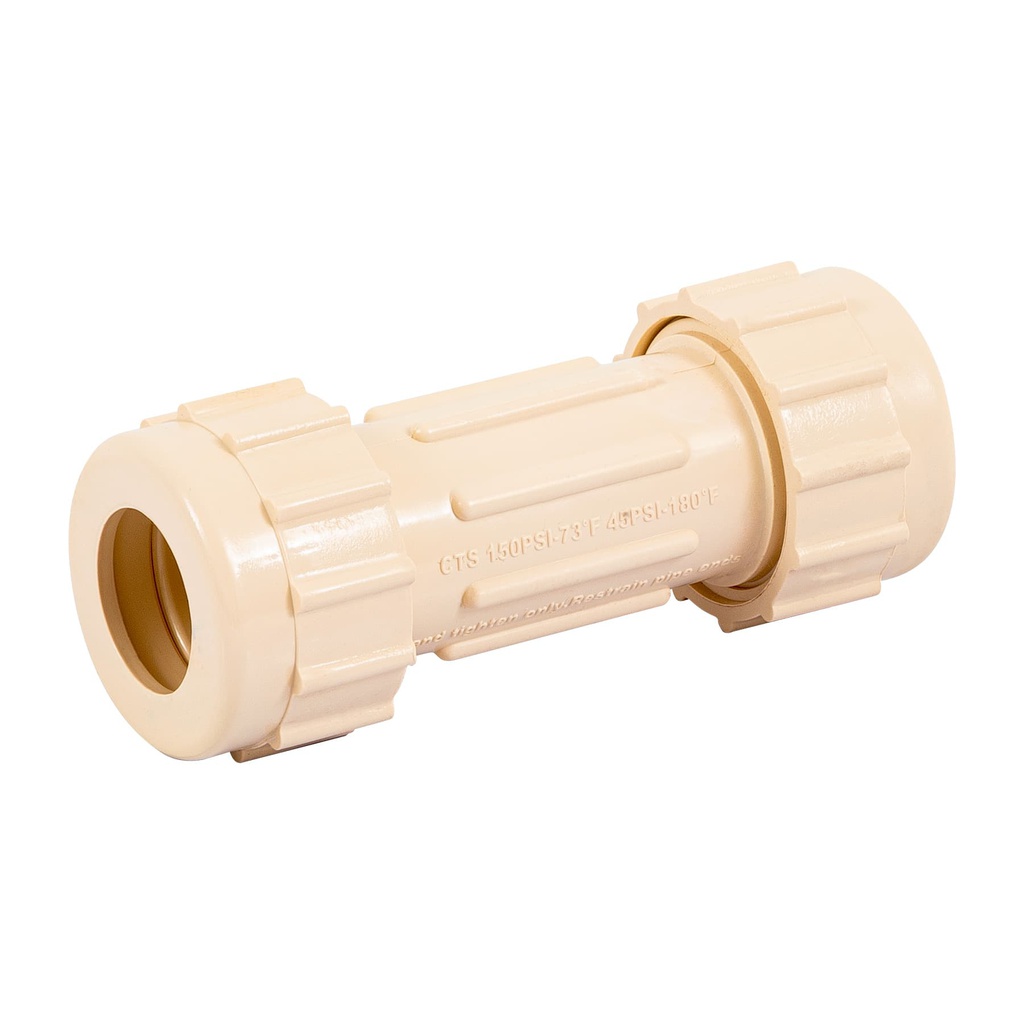 Cople de compresion CPVC de 3/4', Foset
