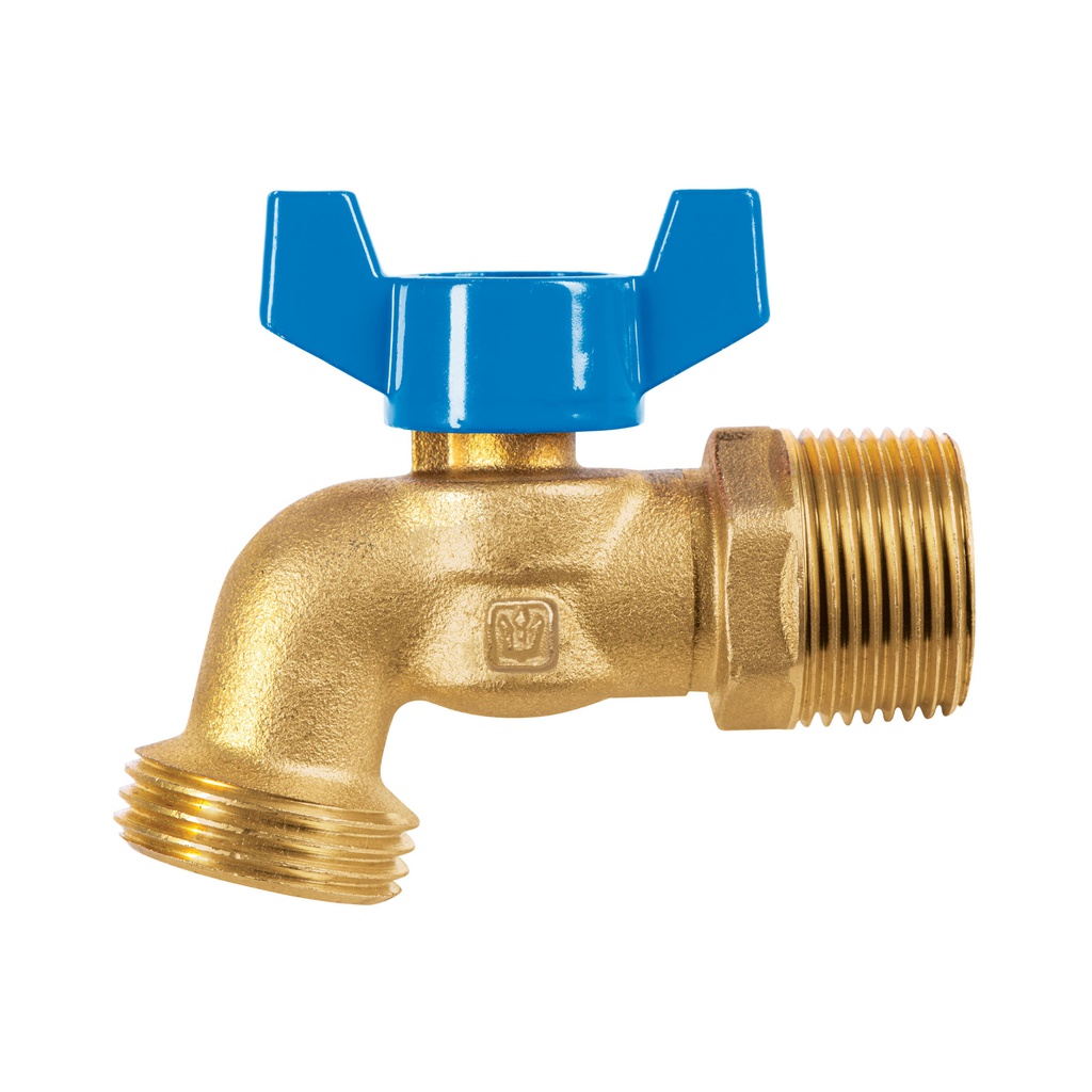 Llave de esfera de laton 3/4' con rosca para manguera, Foset