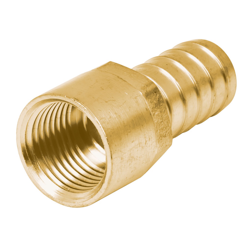 Adaptador hembra de laton 1/2' para poliducto, Foset