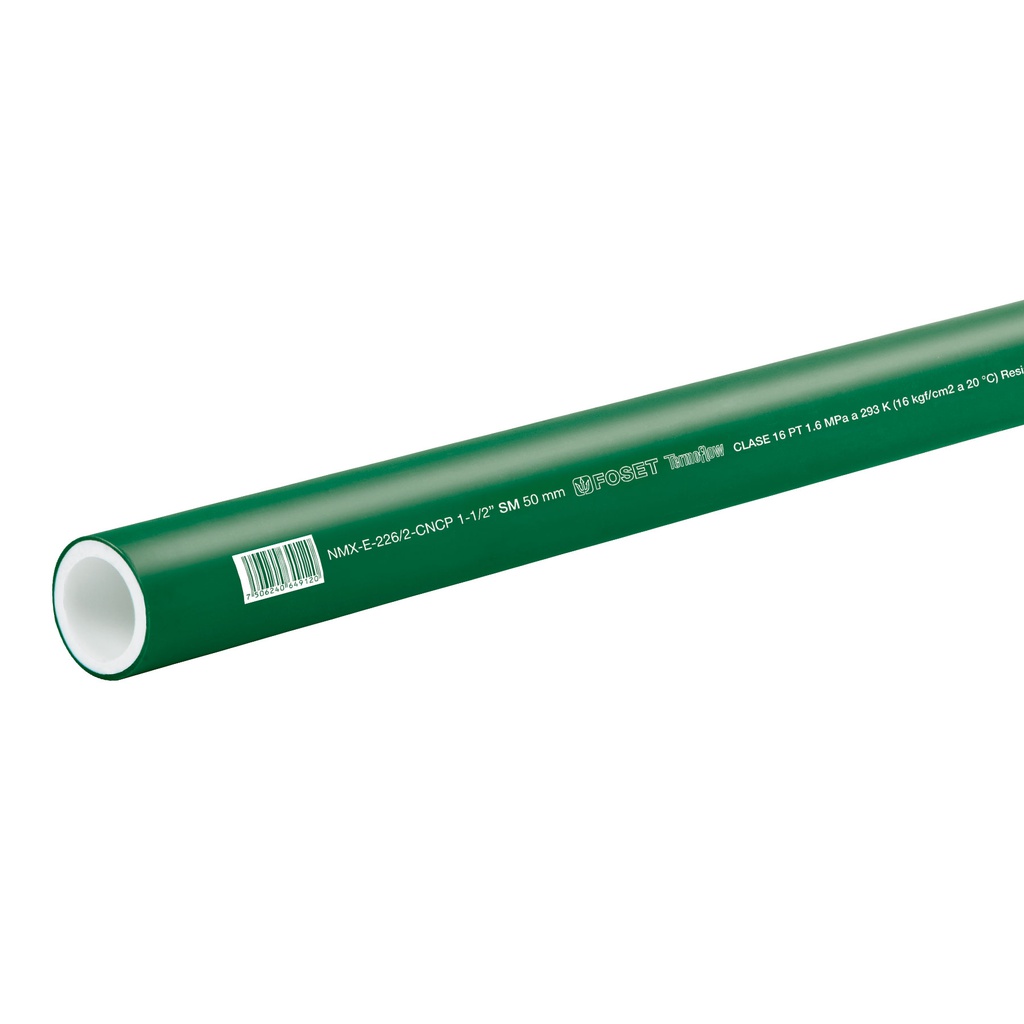 Tubo de 1-1/2' de PPR hidraulico de 4 m, Foset