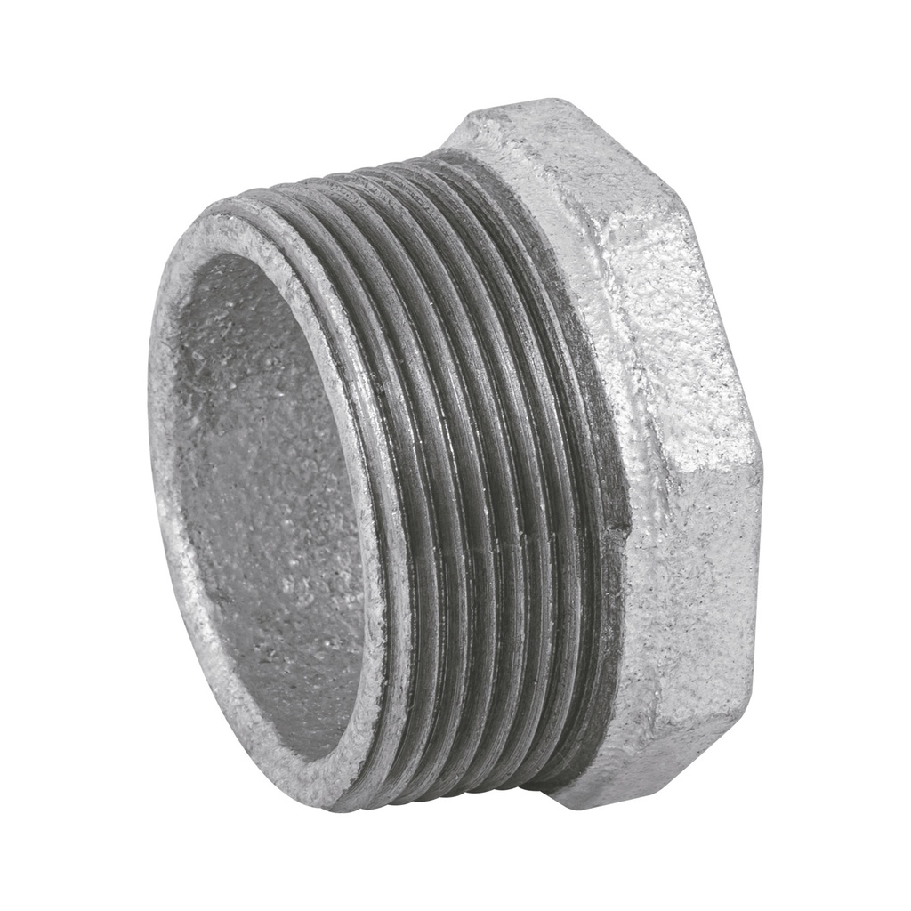 Reduccion bushing acero galvanizado 1-1/2 x 1/2', Foset
