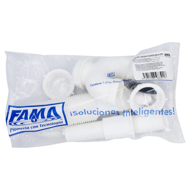 Cespo-Facil "SF" Lavabo Rejilla Blanca (En Bolsa Economica) (9630B)