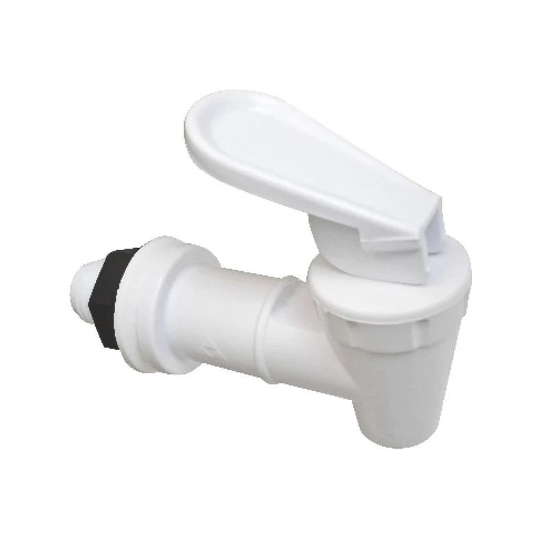 Llave Para Dispensador de Agua Macho 5/8"  Palanca BLANCA 2914