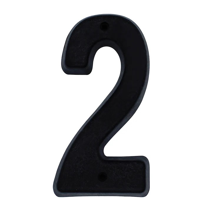 Numero Para Exterior  &quot;2&quot;  a Granel  (2212G)