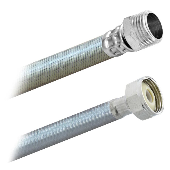 FamaFlex Poliacero Para Boiler Macho 3/4" FIP x 3/4" M x 60cm.-24"  (3981)