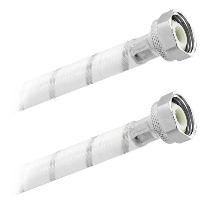 FamaFlex Poli-Acetal Para Agua Potable 1/2&quot; FIP x 1/2&quot; FIP x 30cm.-12&quot;  (3806)
