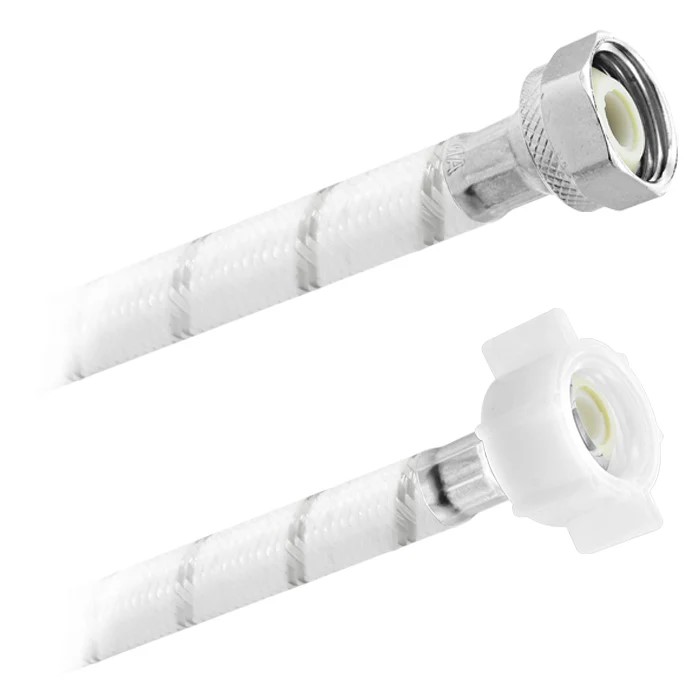 FamaFlex Poli-Acetal Para Agua Potable 1/2" FIP x 1/2" AM x 30cm.-12"  (3808)