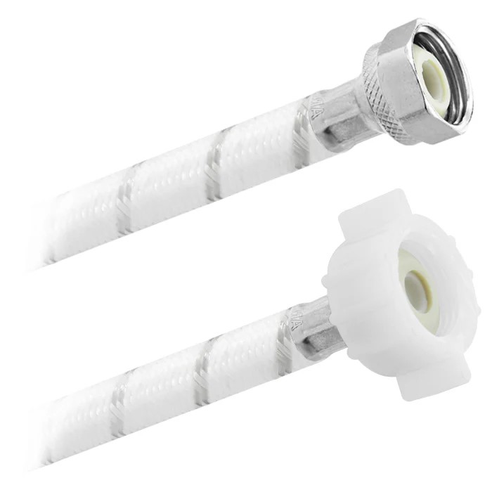 FamaFlex Poli-Acetal Para Sanitario 1/2&quot; FIP x 7/8&quot; AM x 40cm.-16&quot;  (3836)
