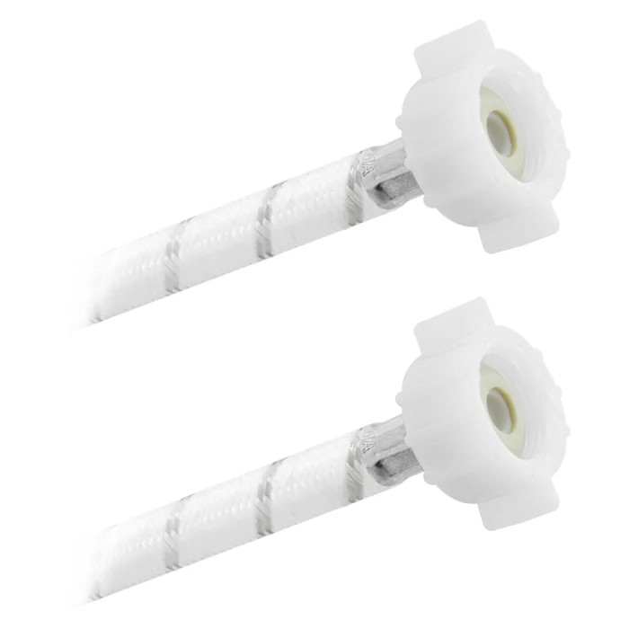 FamaFlex Poli-Acetal Para Sanitario 7/8" AM x 7/8" AM x 55cm.-22"   (3954)