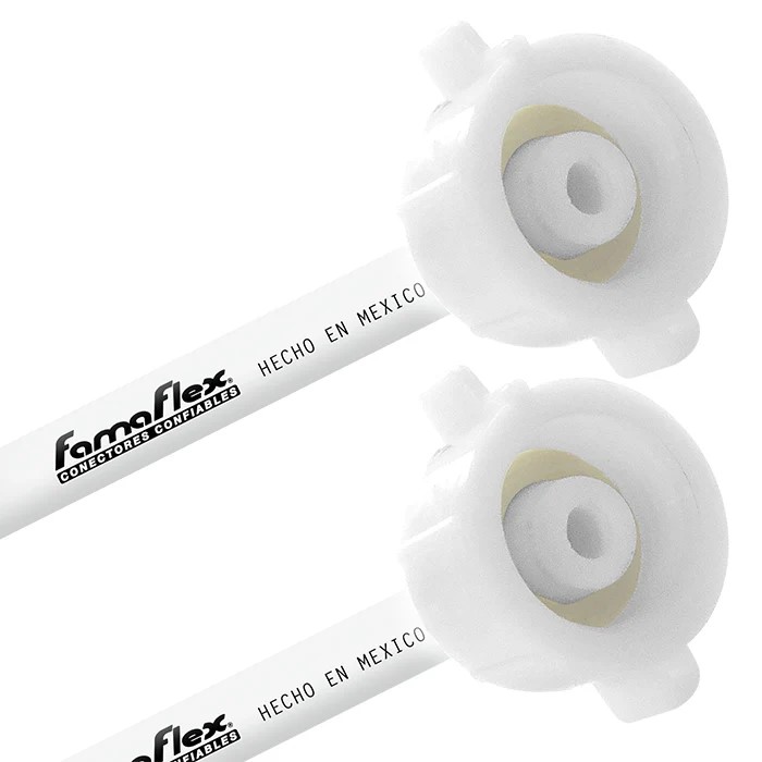 FamaFlex PoliMax Para Sanitario 7/8" AM x 7/8" AM x 45cm.-18"  (2039)