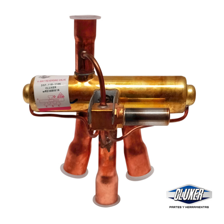1 Valvula Reversible Cluxer, 2ton, 220v Cluxer