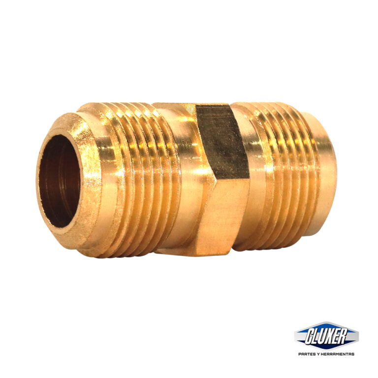 Niple Union de Bronce Flare 3/4 x 3/4 Pulgadas, Cluxer Modelo: CXU3434