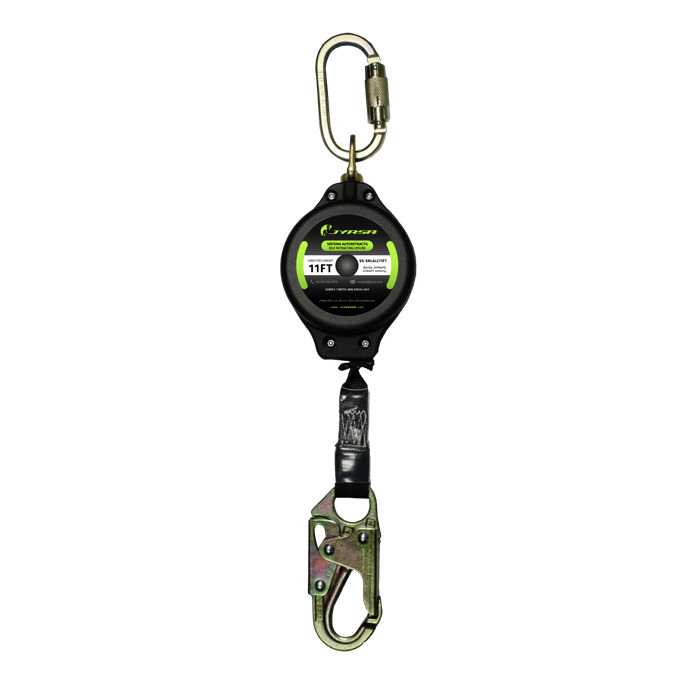 RETRACTIL DE BANDA DE DE 1&quot; Y 11FT LARGO CARCASA ALUMINIO